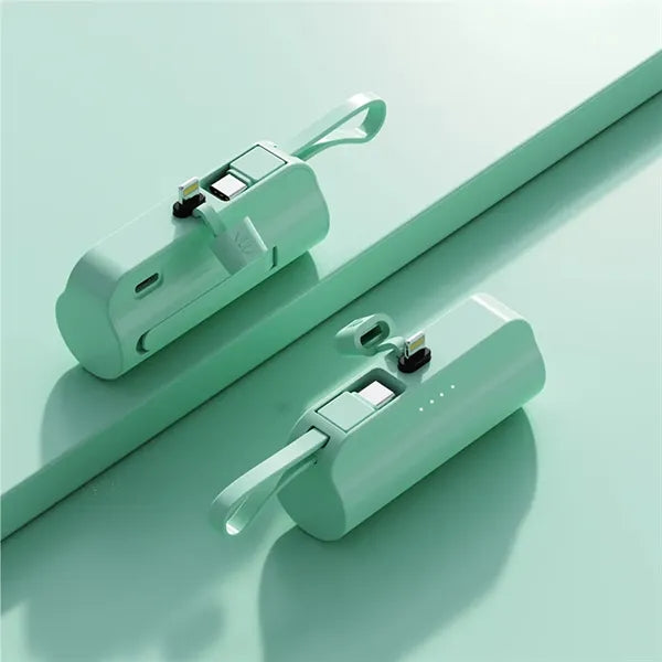 5000mAh Mobile Holder Stands Charger Mini Capsule Power Bank