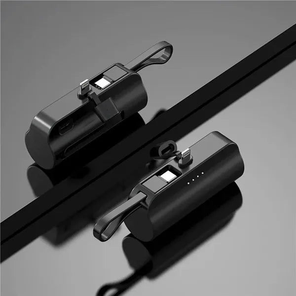 5000mAh Mobile Holder Stands Charger Mini Capsule Power Bank