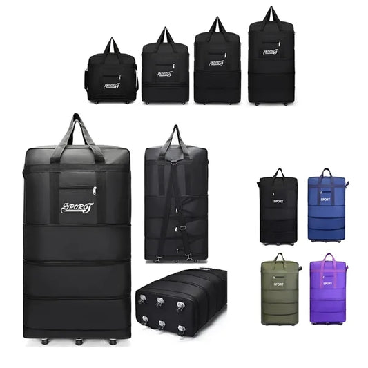 Expandable oversized travel Oxford foldable luggage bag