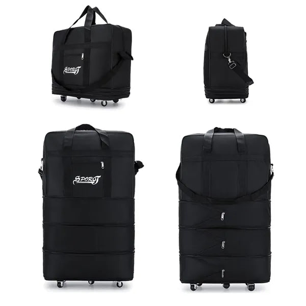 Expandable oversized travel Oxford foldable luggage bag