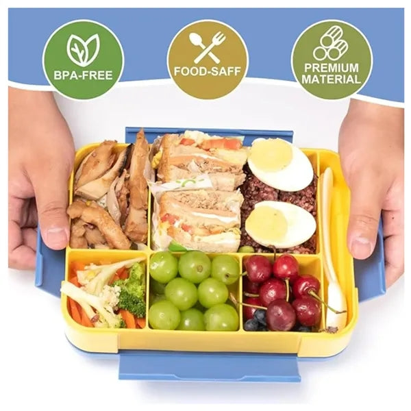 Kids Children's Lunch Box Bento With Compartments