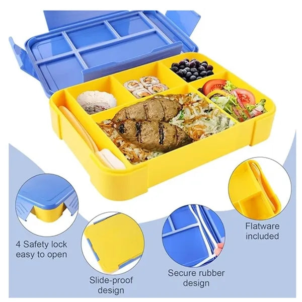 Kids Children's Lunch Box Bento With Compartments