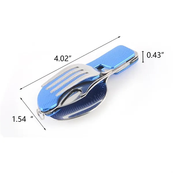 Camping Folding Detachable Knife And  Fork Spoon Set