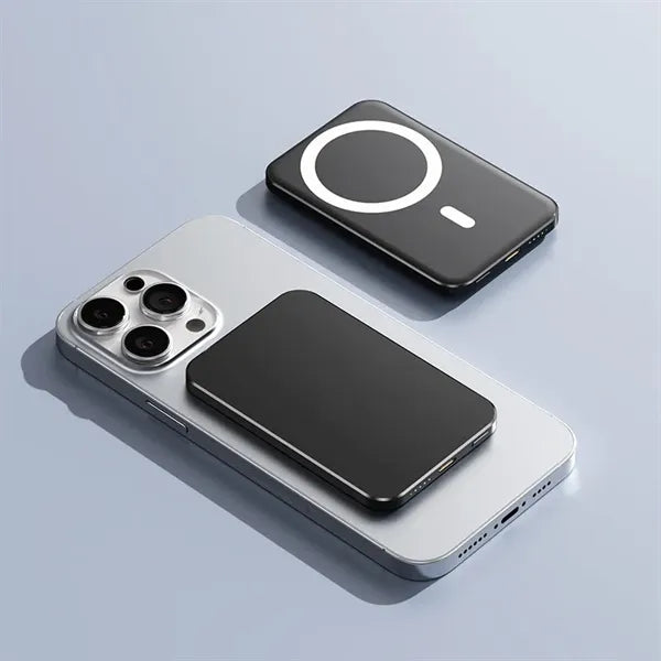 Ultrathin Magnetic Wireless Power Bank with Stand