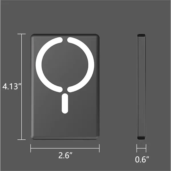 Ultrathin Magnetic Wireless Power Bank with Stand