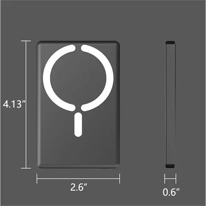 Ultrathin Magnetic Wireless Power Bank with Stand