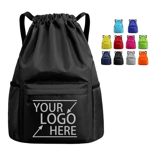 Double-Strap Drawstring Bag