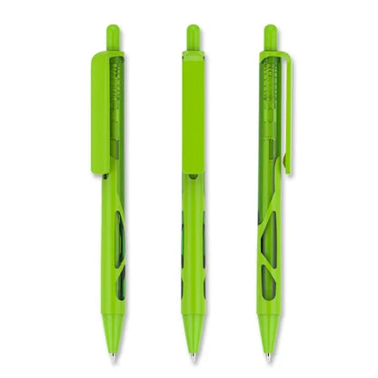 Translucent Barrel Click-Action Ballpoint Pen