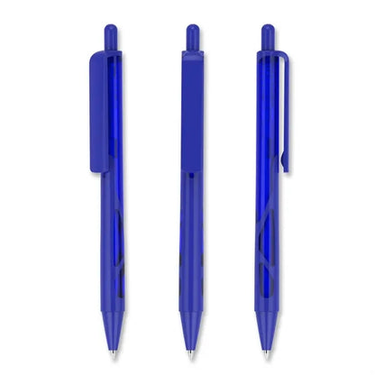 Translucent Barrel Click-Action Ballpoint Pen