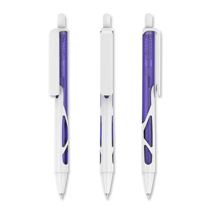 Translucent Barrel Click-Action Ballpoint Pen