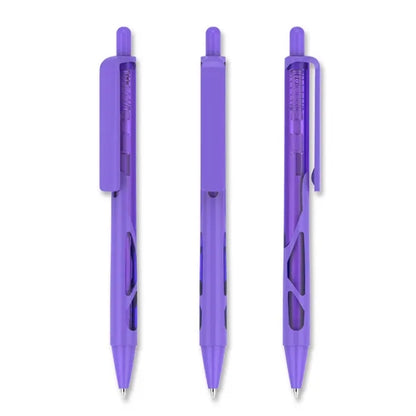 Translucent Barrel Click-Action Ballpoint Pen