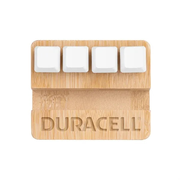 Bamboo Stand & Keypad Stress Reliever