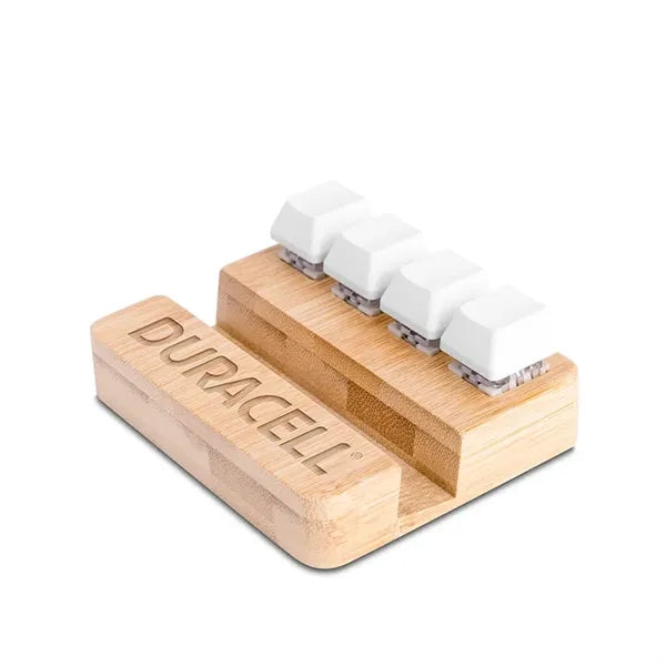 Bamboo Stand & Keypad Stress Reliever