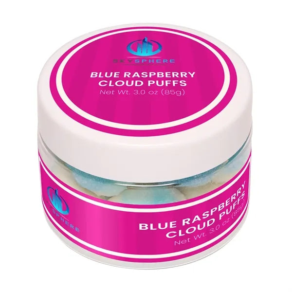 Small Jar Blue Raspberry Cloud Puffs