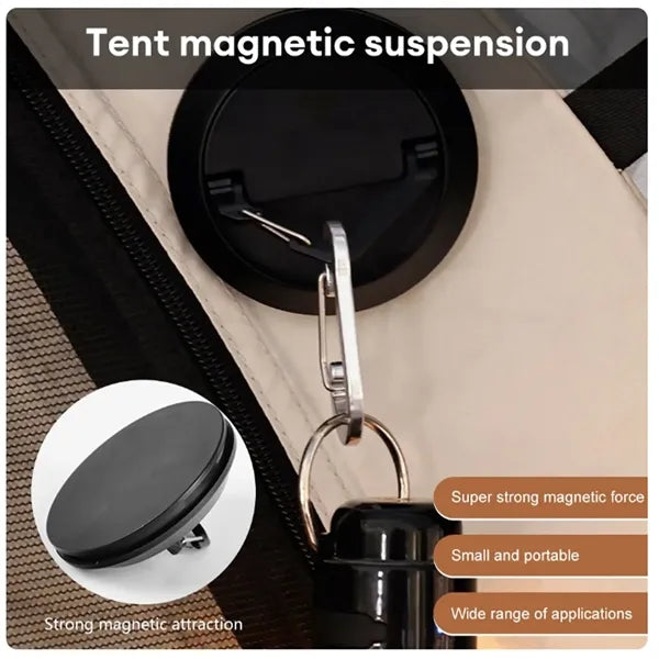 2 4/5" ABS Camping Hiking Tents Hanging Strong Magnetic Hook