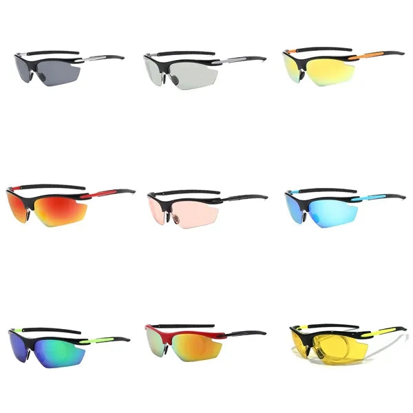 Outdoor Colorful cycling windproof sports sunglasses