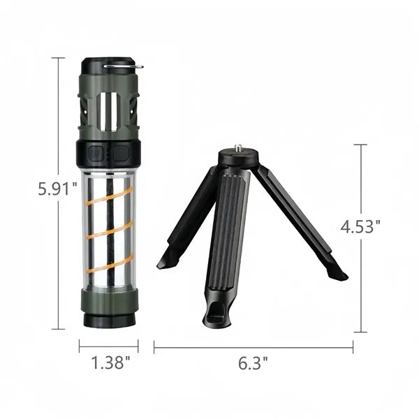 3 in 1 Rechargeable Camping Lamp With Mosquito Repellent