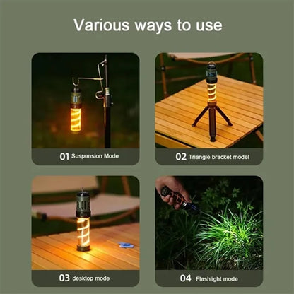 3 in 1 Rechargeable Camping Lamp With Mosquito Repellent