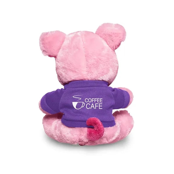 7" Plush Pig With T-Shirt