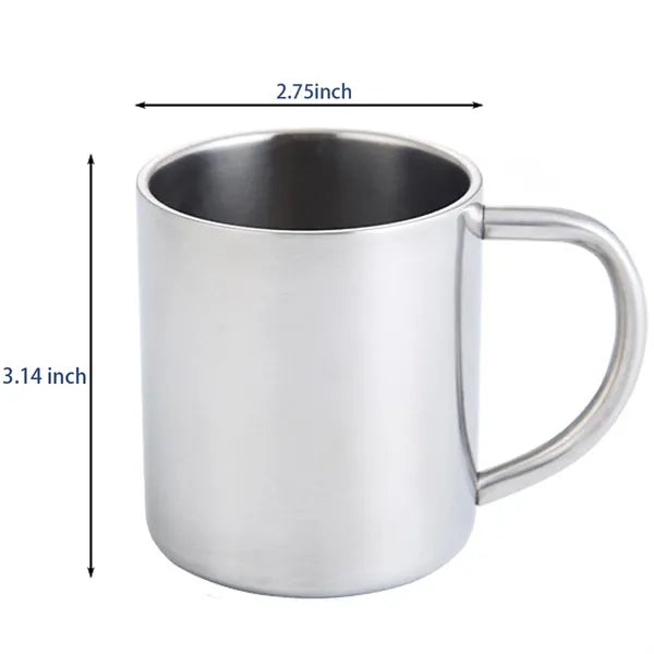 10 OZ Stainless Steel Double Walled Mugs