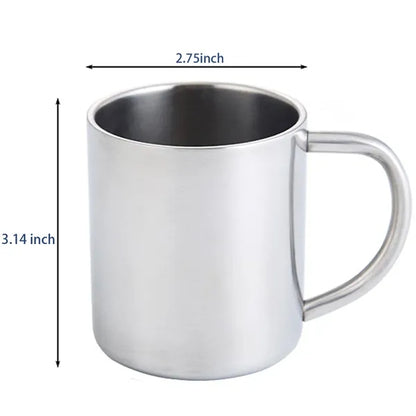 10 OZ Stainless Steel Double Walled Mugs