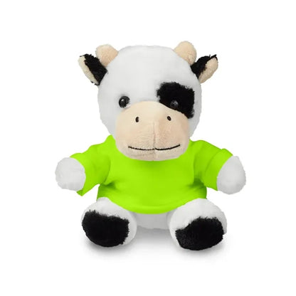 7" Plush Cow With T-Shirt