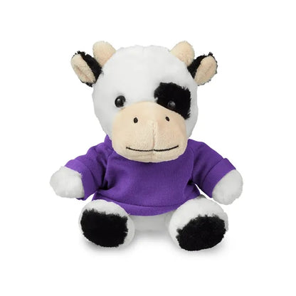 7" Plush Cow With T-Shirt