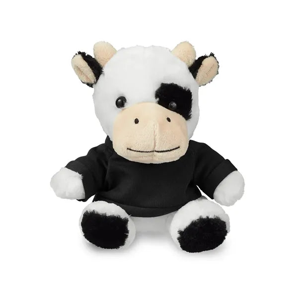7" Plush Cow With T-Shirt