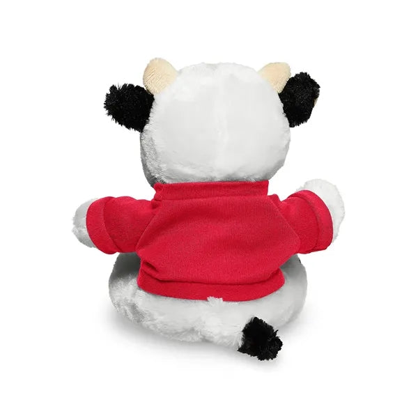 7" Plush Cow With T-Shirt