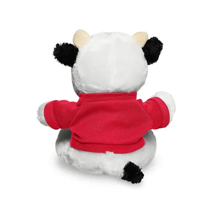 7" Plush Cow With T-Shirt