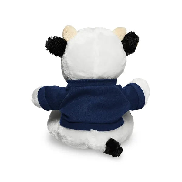 7" Plush Cow With T-Shirt