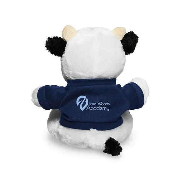 7" Plush Cow With T-Shirt