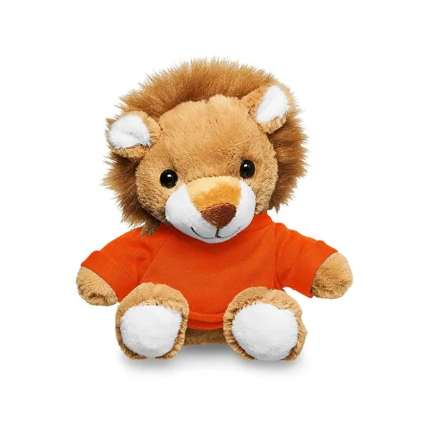 7" Plush Lion With T-Shirt