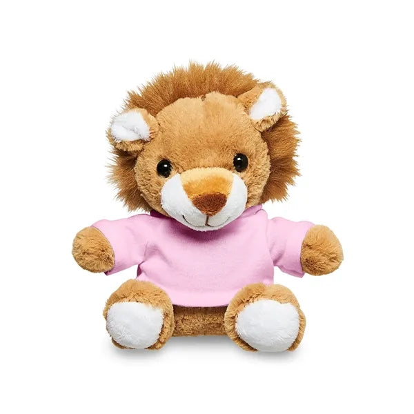 7" Plush Lion With T-Shirt