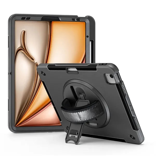 iPad Air 13 M2 2024 and M3 2025 Adjust Handstrap Rugged Case