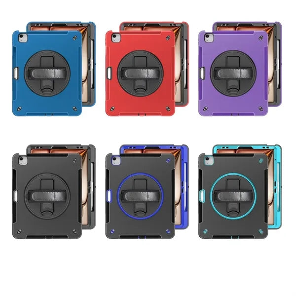 iPad Air 13 M2 2024 and M3 2025 Adjust Handstrap Rugged Case