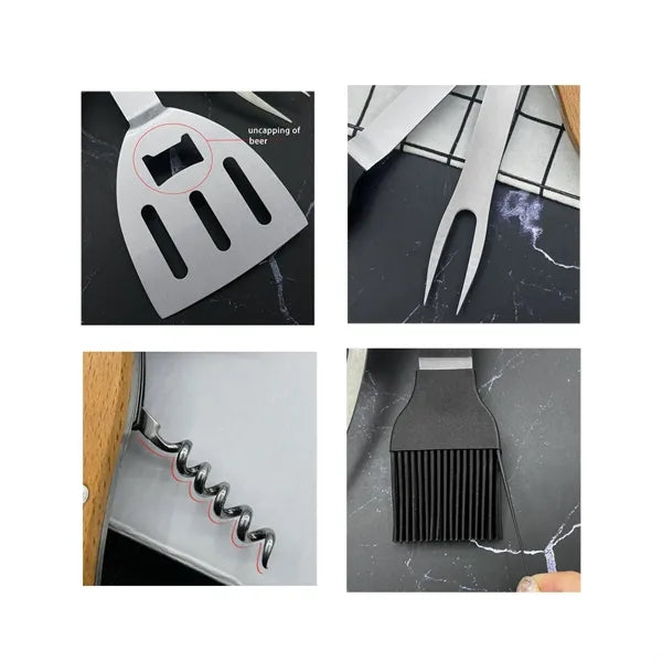 5-in-1 BBQ Multi-Tool Grilling Outdoor Foldable Portable