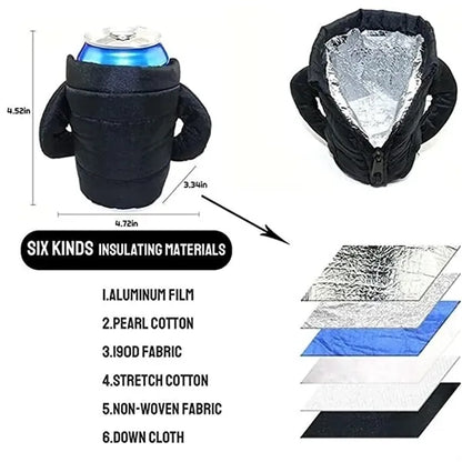 Jacket Insulated Can Cooler Sleeve