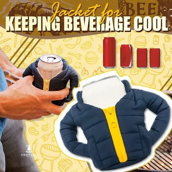Jacket Insulated Can Cooler Sleeve