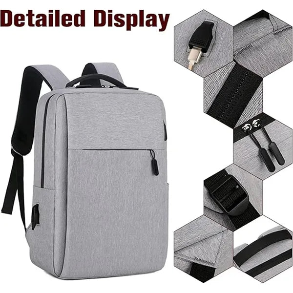 15.6 Inch Work Business Laptop Backpack With USB Port