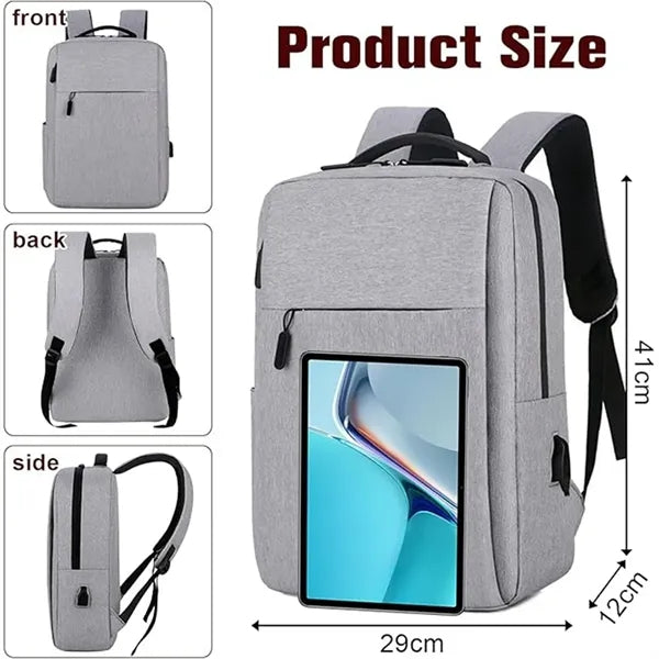 15.6 Inch Work Business Laptop Backpack With USB Port