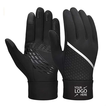Warm Anti Slip Reflective Touch Screen Thermal Gloves