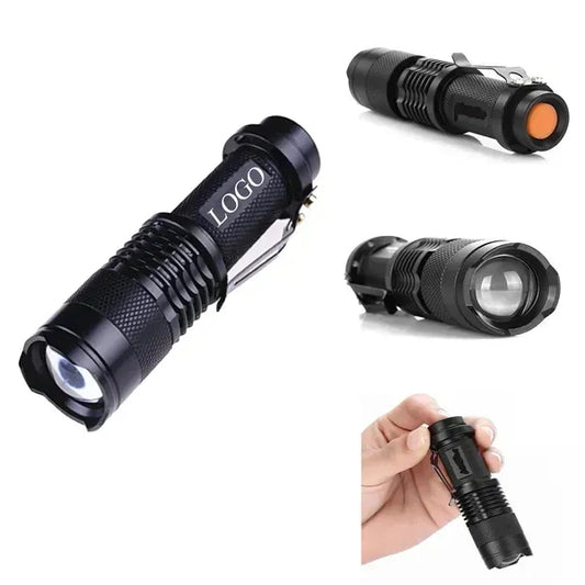 Led Telescopic Zoom Mini Light Flashligh