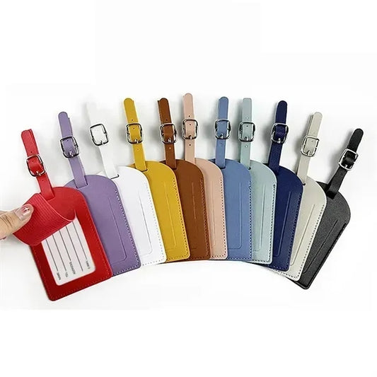 PU Leather Luggage Tag