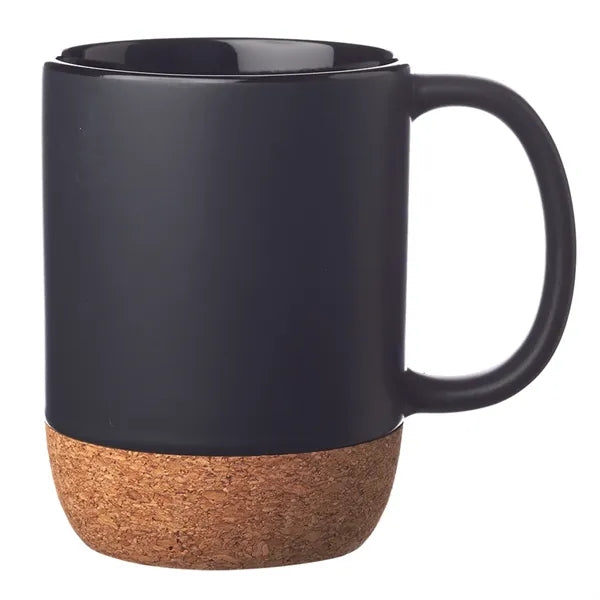 15 oz Bottom Matte Cork Ceramic Mugs
