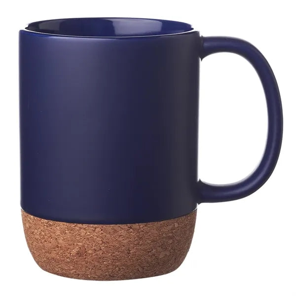 15 oz Bottom Matte Cork Ceramic Mugs
