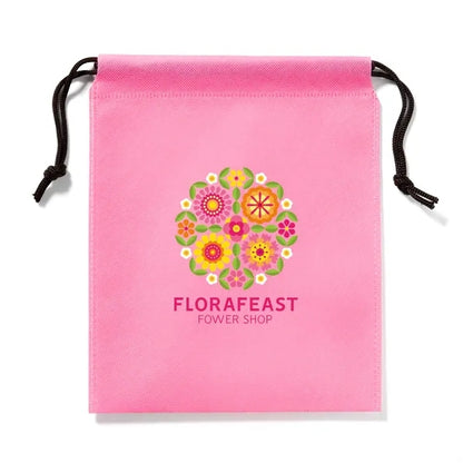 Full Color Non-Woven Drawstring Pouch