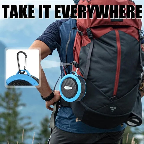Waterproof Ultra-portable Bluetooth Speaker With Clip