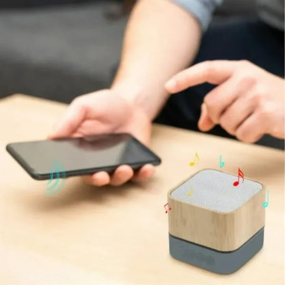 Portable Surround Sound Wooden Bluetooth Speaker