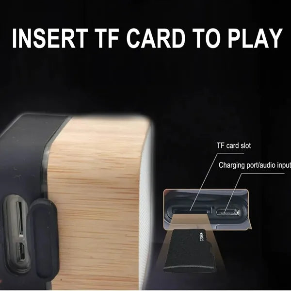 Portable Surround Sound Wooden Bluetooth Speaker